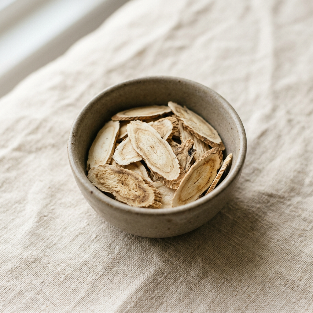 Dong Quai (Angelica Root) (当归) — dried thin sliced root, traditionally used for women's wellness
